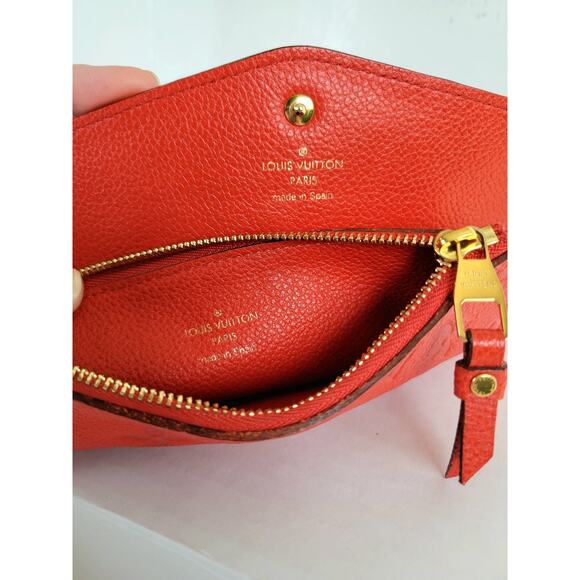 Louis Vuitton Orient/Red Monogram Empreinte Portefeuille Curieuse Long Wallet - Picture 5 of 16